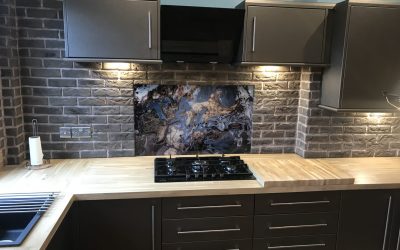 Kitchen Renovation With Brick Finish.