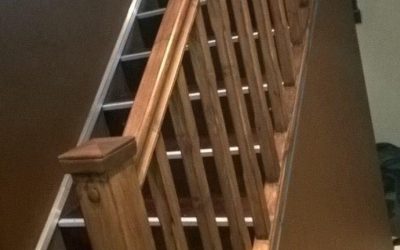 Wooden Stair Rail