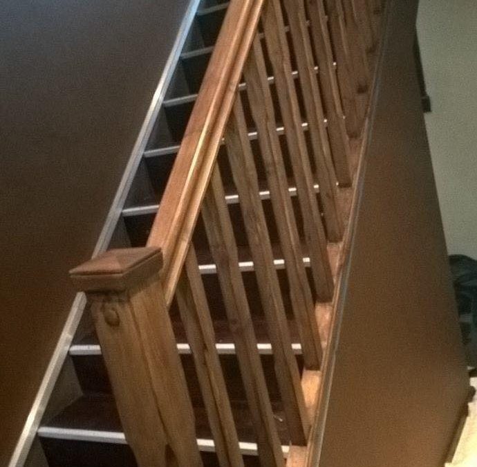 Wooden Stair Rail