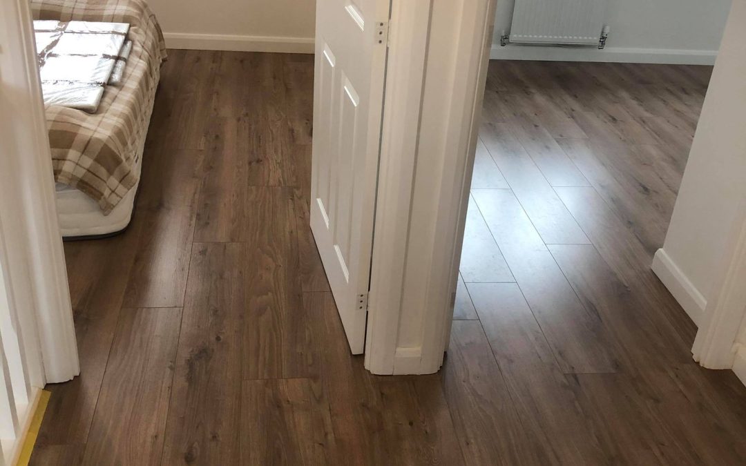 Old laminate floor replacement