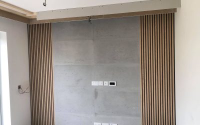 Wooden Panels and LED finishing