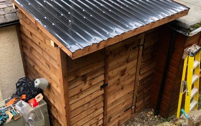 New Boiler Wooden Shed