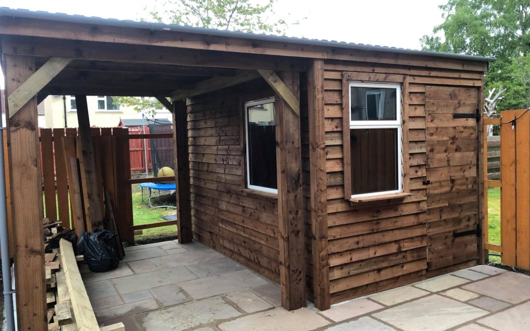 Summer House and the patio.