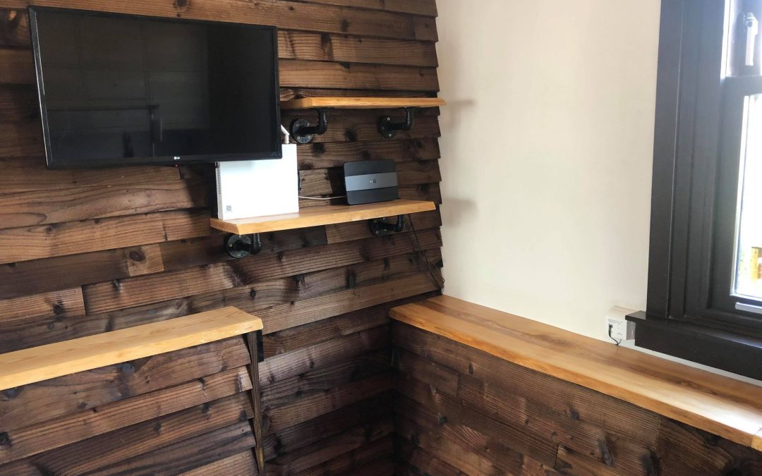 Stylish Wooden Office Room