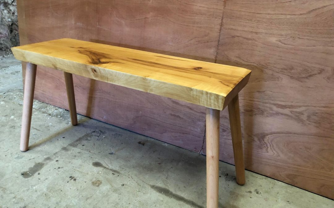 Wooden Beech Coffee Table/ Stool