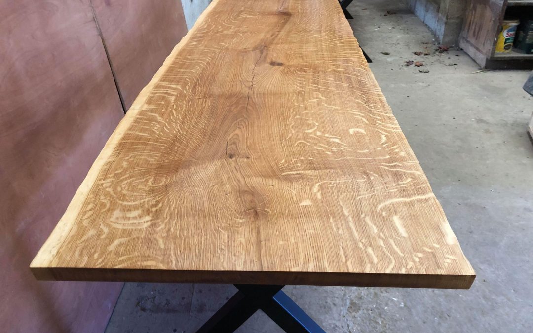 New Solid Oak Large Dining Table 1980 mm