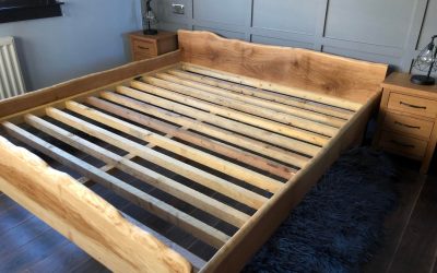 Oak Bed Frame Made from Scratch