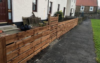 The Front Wooden Fence