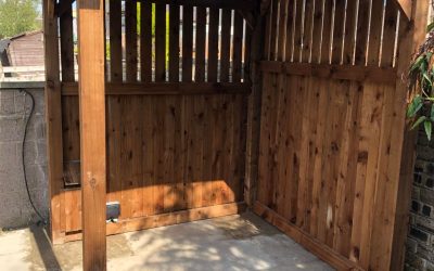 Custom Designed Wooden Pine Patio