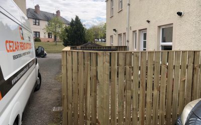 Solid Wooden Fence