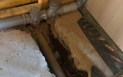 Large project – update – drain pipe completed