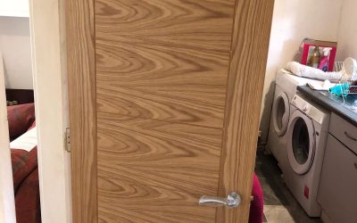 New Oak Door Installation