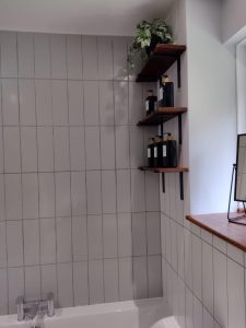 white tiling