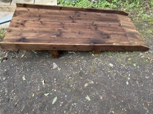 wooden wheelchair ramp