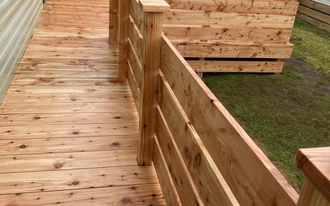 Our Latest Larch Decking Project