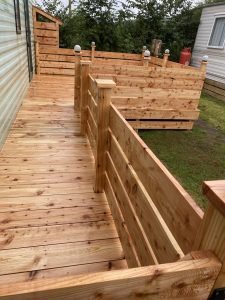 Larch Decking