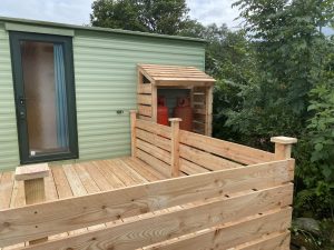 Larch Decking