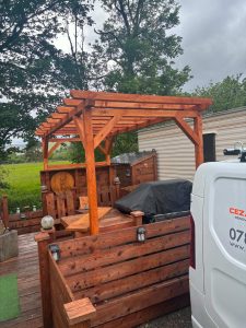 Covered pergola