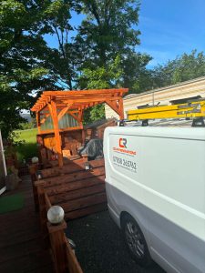 Covered pergola