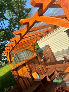 Covered pergola